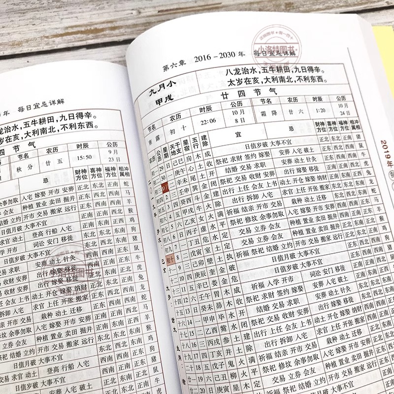 官方正版 民俗应用万年历书 老黄历精准实用易学表格大全历法应用详表每日宜忌简表传统节日文化生肖运程应周易经学生辰八字风水书