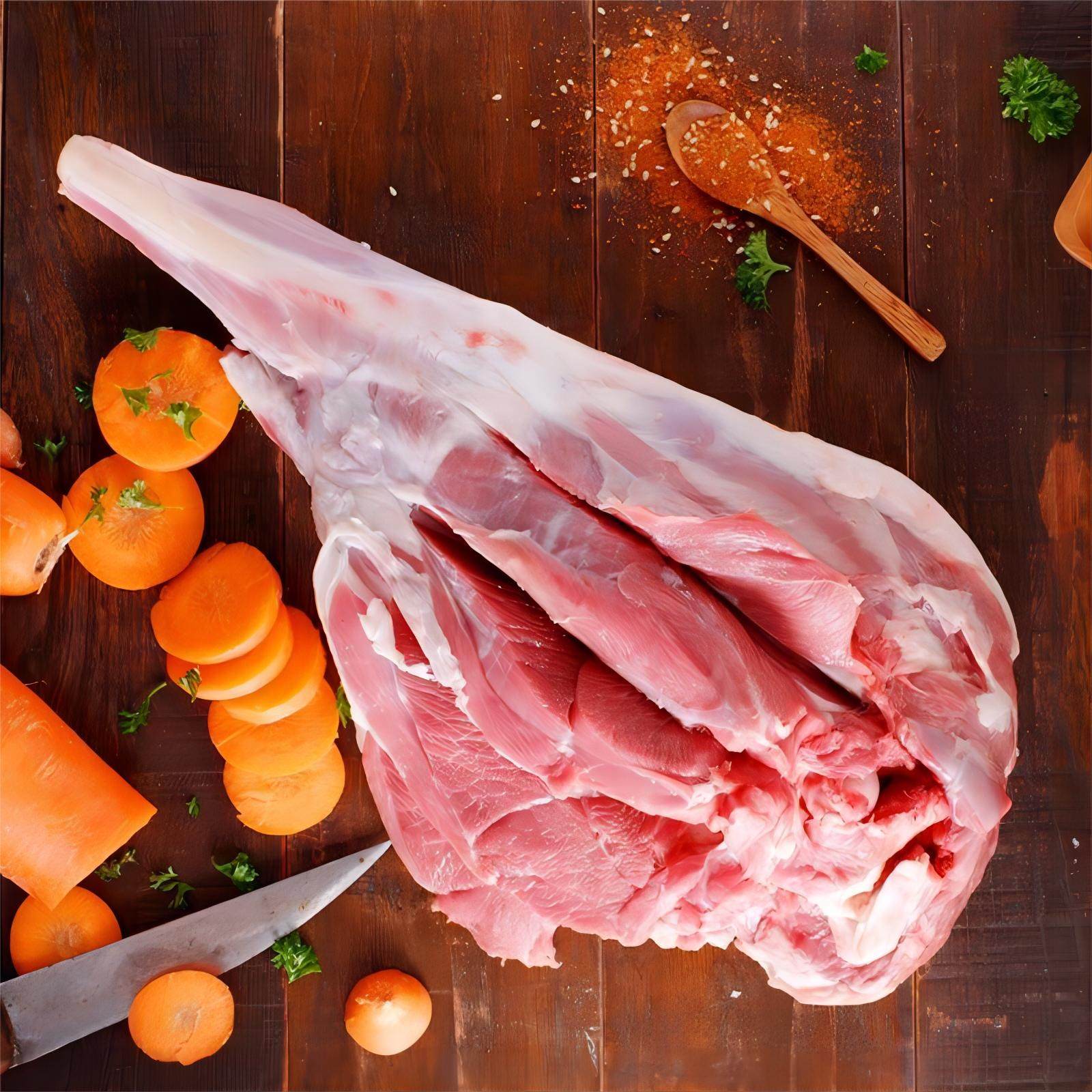 呼伦贝尔本地现杀羊后腿新鲜肉整只羔羊肉5斤羊排烤羊腿烧烤冷冻,淘宝优惠券,粉丝福利购,淘宝优惠卷