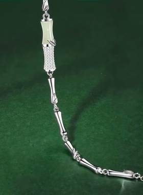 竹节和田手链女款2025新款百搭