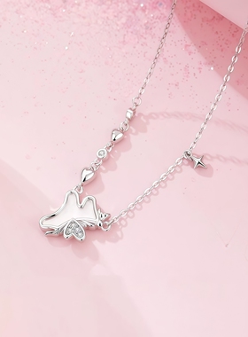 独角兽项链女款2026年本命年大气
