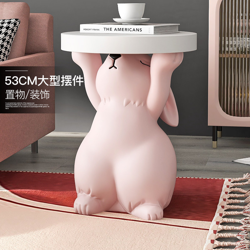 大型兔子床头茶几k沙发旁落x地摆件家居饰品客厅电视柜托盘乔迁礼,淘宝优惠券,粉丝福利购,淘宝优惠卷