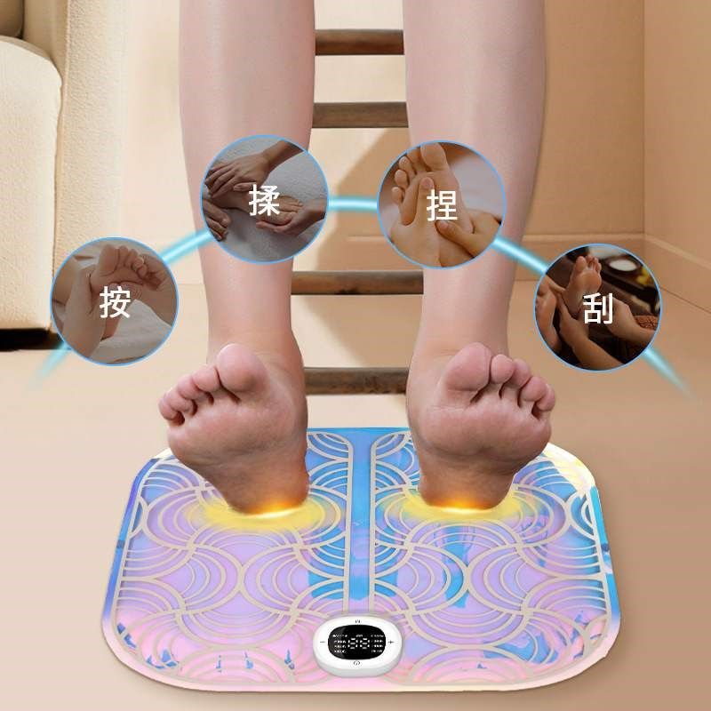 脚底按摩足疗机美腿足r疗垫微电流刺激仪炫彩足底按摩脚垫,淘宝优惠券,粉丝福利购,淘宝优惠卷