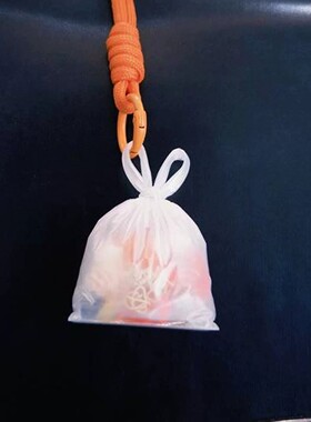 3d打印竹屎垃圾袋挂件书包装饰高级感小众钥匙扣解压塑料袋摇摇乐