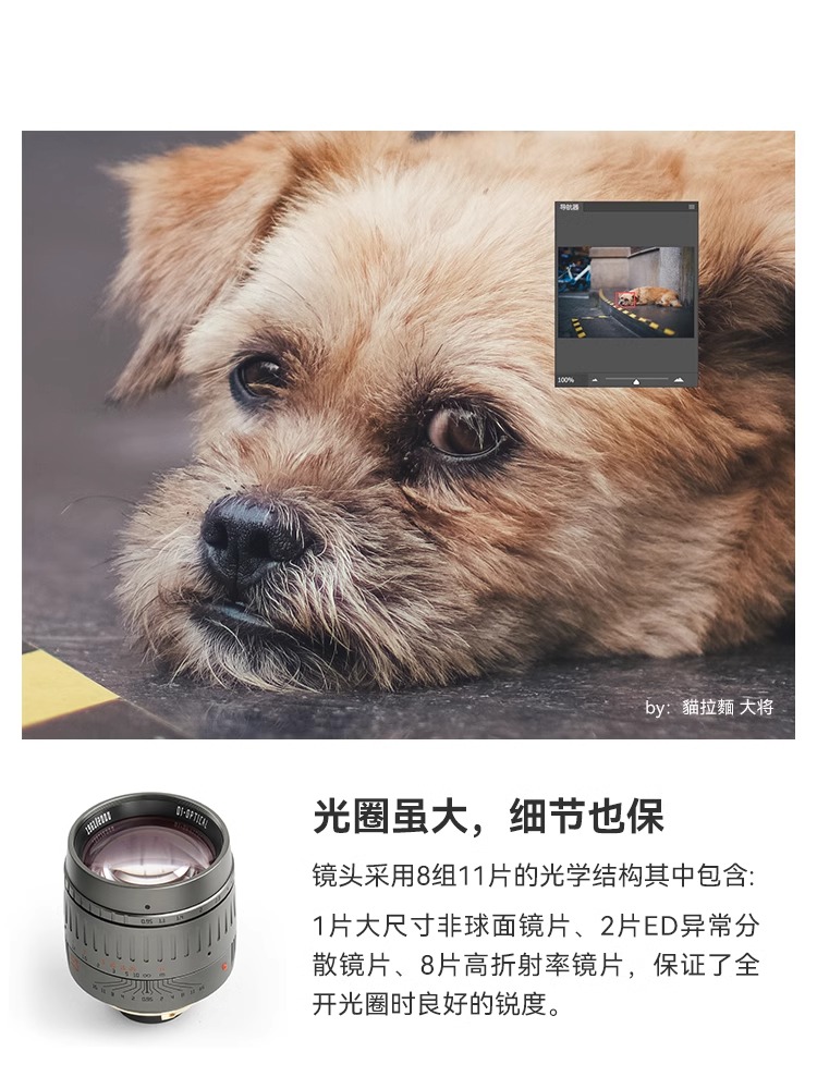 铭匠光学50mm f0.95全画幅镜头适用徕卡m可转索尼E尼康Z佳能R松下 - 图1