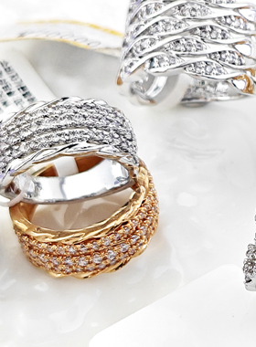 外贸孤品女式通勤戒指指环尾戒