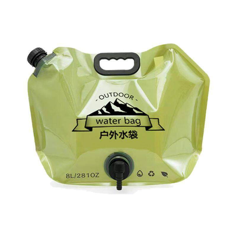 便携储水袋折叠户外运动露营大容量登山水龙头塑料水桶手提水袋