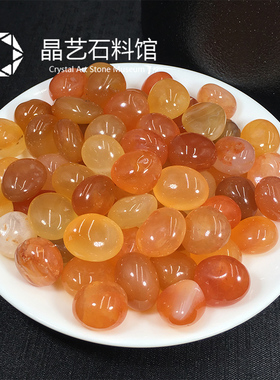新品天然海洋玉髓碎石鱼缸石粉晶红玛瑙石装饰摆件水培Z植物造景
