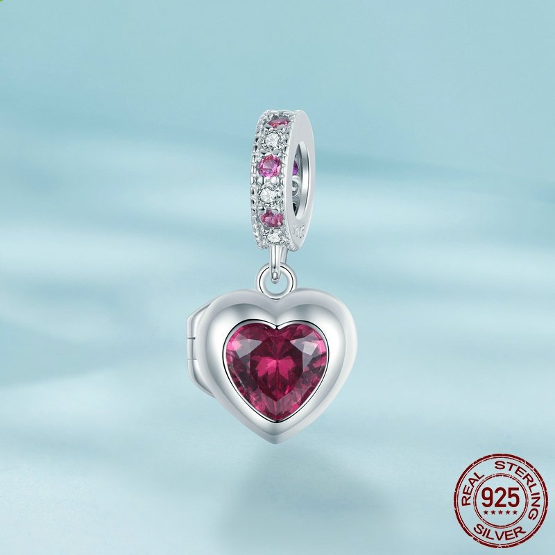 简约可打开Forever Love爱心吊坠s925纯银diy心形饰品串珠,淘宝优惠券,粉丝福利购,淘宝优惠卷