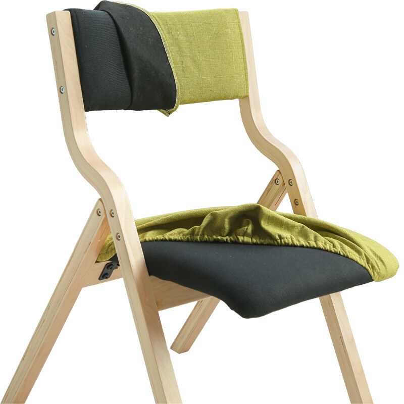 实木可折叠椅家用靠背椅子折叠餐椅办公凳子可叠放会议椅省阳台-图2