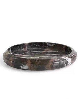 中古风样板间客厅大理石果盘创意摆件桌面茶几软装家居好物装饰品