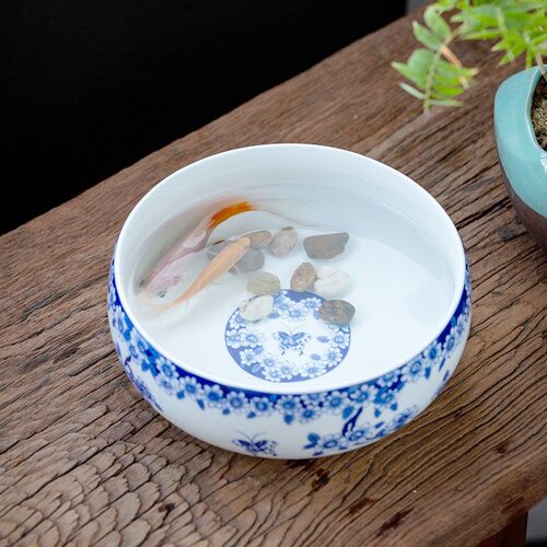 大号茶洗特大笔洗水盂水洗茶碗陶瓷功夫茶具配件茶道零配家用茶盘 - 图0