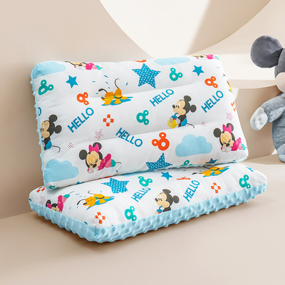 迪士尼A类儿童豆豆枕头枕芯3岁以上幼儿园宝宝专用6岁四季通用