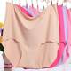 3 Pack Extra Large Size Triangular Seamless Women's Underwear Medium High Waist Fat mm One Piece Mom 200 Underwear Ice Silk Jin Jin equal to 0.5 kg