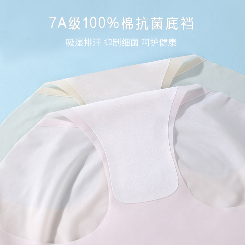 超薄速干冰丝内裤女高腰大码200斤a类纯棉7A抗菌无痕性感内裤夏季 - 图2