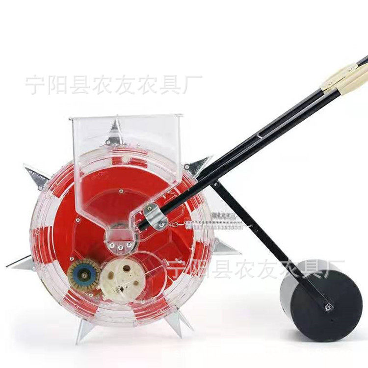 玉米大豆花生棉花 手推式滚轮精播机 1粒1坑 播种盖土播种机,淘宝优惠券,粉丝福利购,淘宝优惠卷