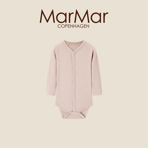 MarMar春夏婴儿开扣长袖包屁衣男女宝宝哈衣爬服连体服 - 图0