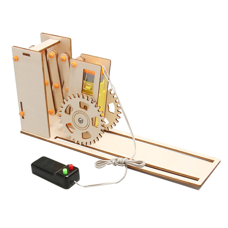 科学小制作DIY电动道闸中小学生科学实验STEAM教育科教器材材料包,淘宝优惠券,粉丝福利购,淘宝优惠卷