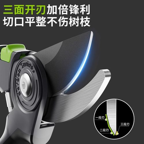 得力修剪树枝剪刀修枝剪果树剪枝专用园林花卉剪子花艺剪园艺剪刀 - 图0