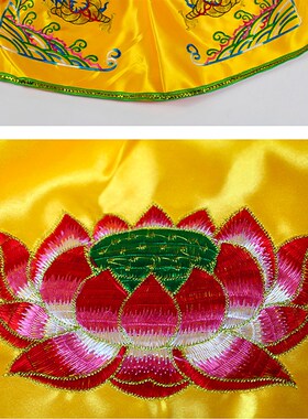 新品菩萨披风斗篷观音佛衣佛像佛袍小神像佛家莲T花荷花观世音衣