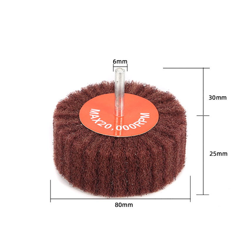 带柄百洁布磨头 不锈钢打磨抛光轮 纤维磨头 6mm柄打磨头 拉丝轮,淘宝优惠券,粉丝福利购,淘宝优惠卷