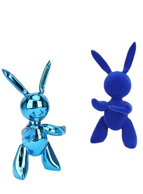 欧式树脂植绒兔子样板房售楼G部卧室客厅玄关饰品摆件