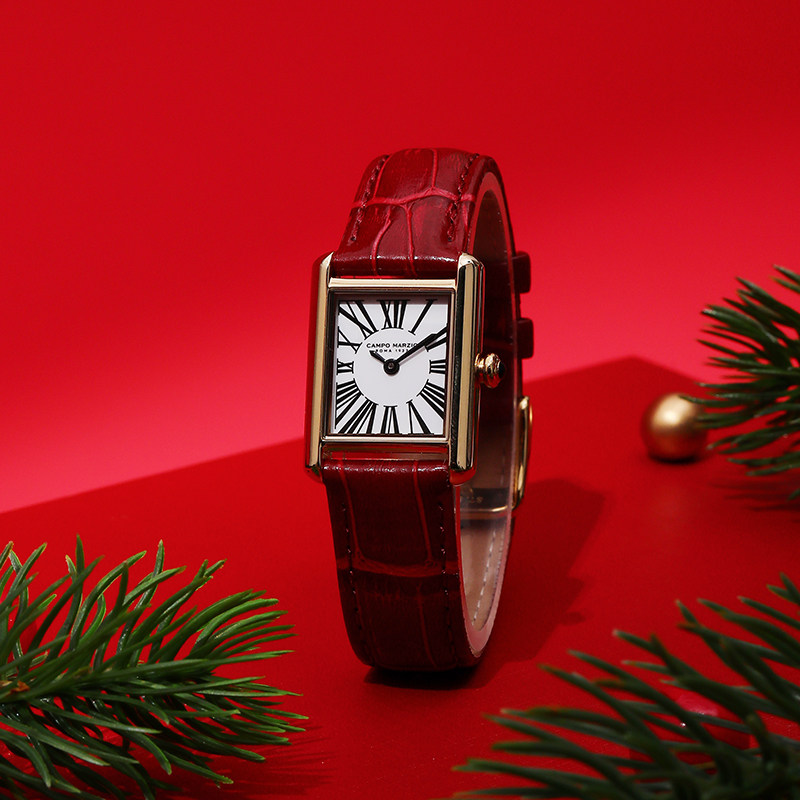 毛晓彤吴千语同款Campo Marzio手表女士腕表复古小方表新年礼物,淘宝优惠券,粉丝福利购,淘宝优惠卷