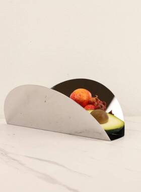 爆款北欧创意金属卷边托盘家居餐桌样板房间桌面客厅酒柜工艺品摆