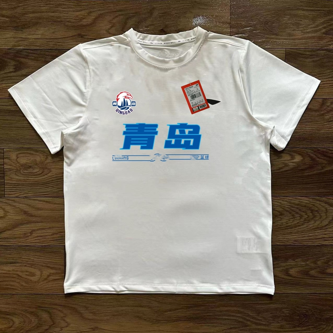 2025CBA篮球休闲运动训练 短袖T恤定制 速干透气投篮服 辽宁 广东 - 图0