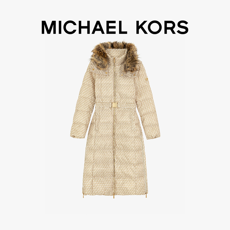 MICHAEL KORS 奥莱 女士收腰修身保暖羽绒服外套