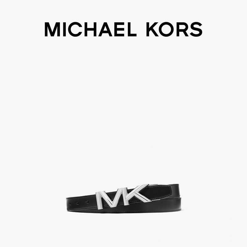 【圣诞礼物】【2件折上折】MICHAEL KORS MK 男士皮质皮带腰带 - 图3
