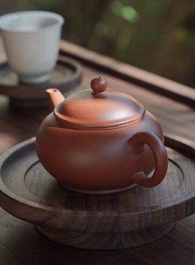 胡桃木壶承杯承实木紫砂壶隔C热杯垫干泡台茶托盘泡茶台