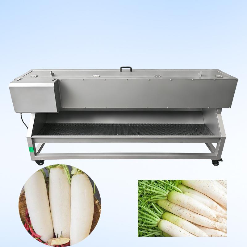 白萝卜削皮机菜芦菔自动去皮机两秒一根去皮彻底损耗少 - 图0