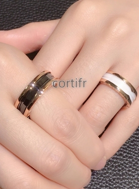 cortifr男女18k金弹簧戒指