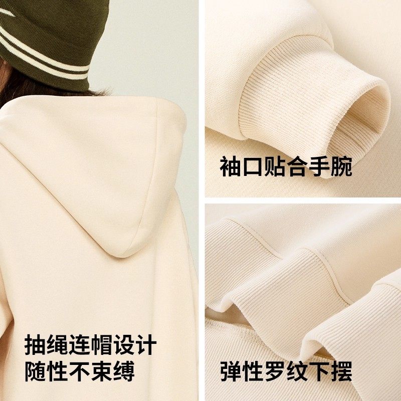 回力加绒加厚休闲运动套装男款冬季保暖连帽卫衣羊羔绒束脚裤子Z,淘宝优惠券,粉丝福利购,淘宝优惠卷