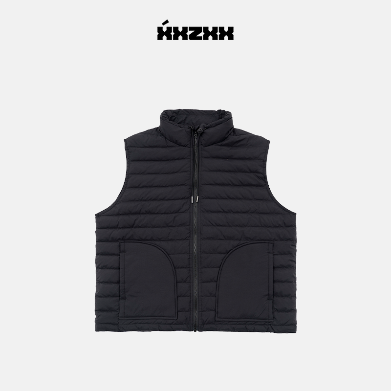 XXZXX 连帽羽绒马甲背心白鸭绒男女潮牌童装亲子装 冬季新款 556 - 图3