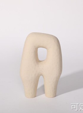 简约现代陶瓷抽象几何摆s件书房柜子玄关工艺品摆设样板间软装饰