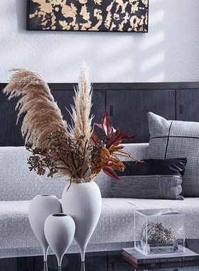 售楼处样a板间客厅软装轻奢透明亚克力展示盒水晶摆件电视柜工艺