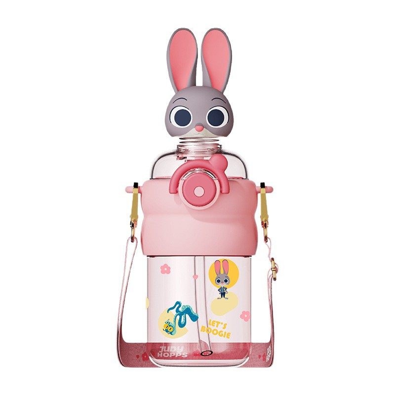 疯狂动物朱迪尼克摇头公仔太空杯儿童上学可爱Tritan的材质一键弹,淘宝优惠券,粉丝福利购,淘宝优惠卷