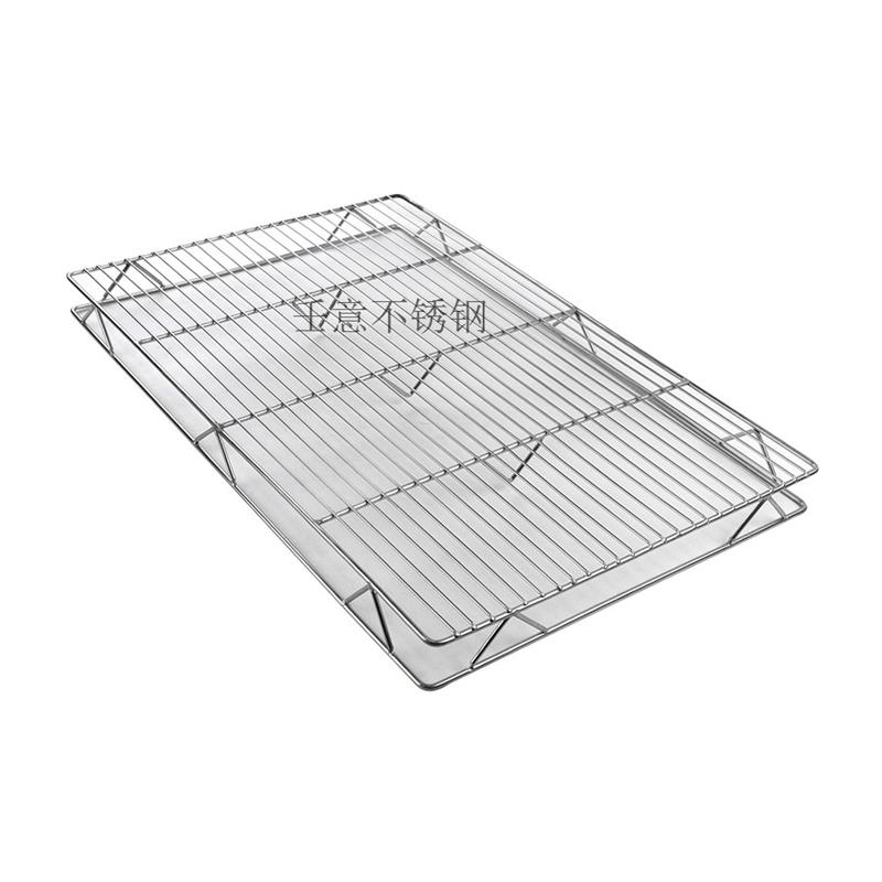 不锈钢猪肉架子卖肉专用摆肉放肉凉网格铁晾架面包烘焙置物架定做 - 图3