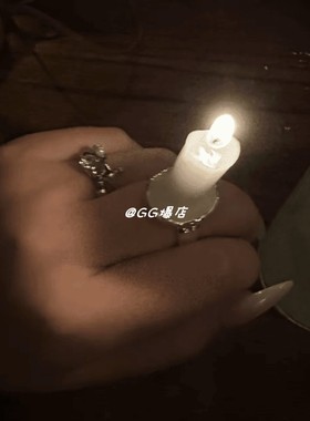 创意蜡烛戒指小众ins风饰品高级感送朋友闺蜜惊喜生日礼物装饰