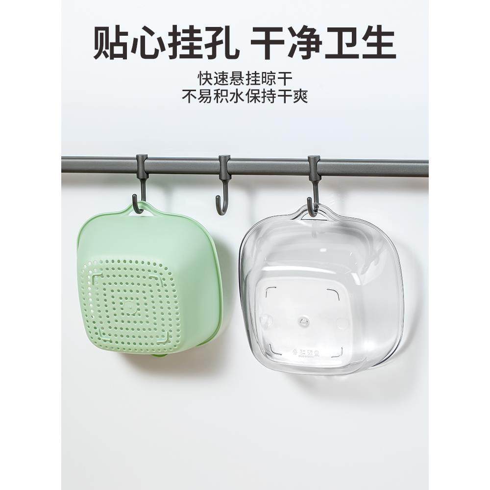 双层洗菜盆沥水篮八件套厨房客厅家用洗水果盘简约塑料淘菜菜篮子,淘宝优惠券,粉丝福利购,淘宝优惠卷