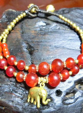 极速创意时尚新鲜云南q丽江民族风手链饰品甜美小象手串生日礼物