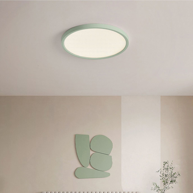 极速全光谱超薄护眼吸顶s灯极简圆形无频闪卧室灯具防蓝光家用房,淘宝优惠券,粉丝福利购,淘宝优惠卷