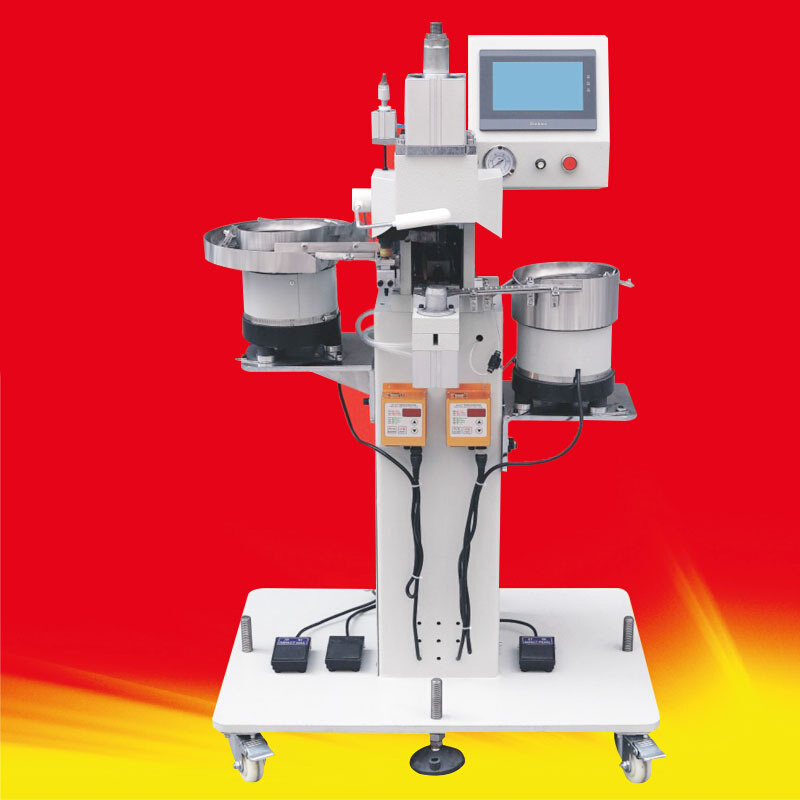 康达KD-198-8B全自动五爪子母扣沿条铆钉机皮革服装箱包铆钉机 - 图1