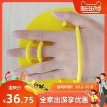 Surging male and female swimming posture paddling hand feel half palm professional training hand webbing swimming equipment equipment