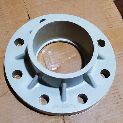 武峰PPH法兰DN80(90mm)水泵出口法兰片 PP法兰接头 PP工业泵口法 - 图1