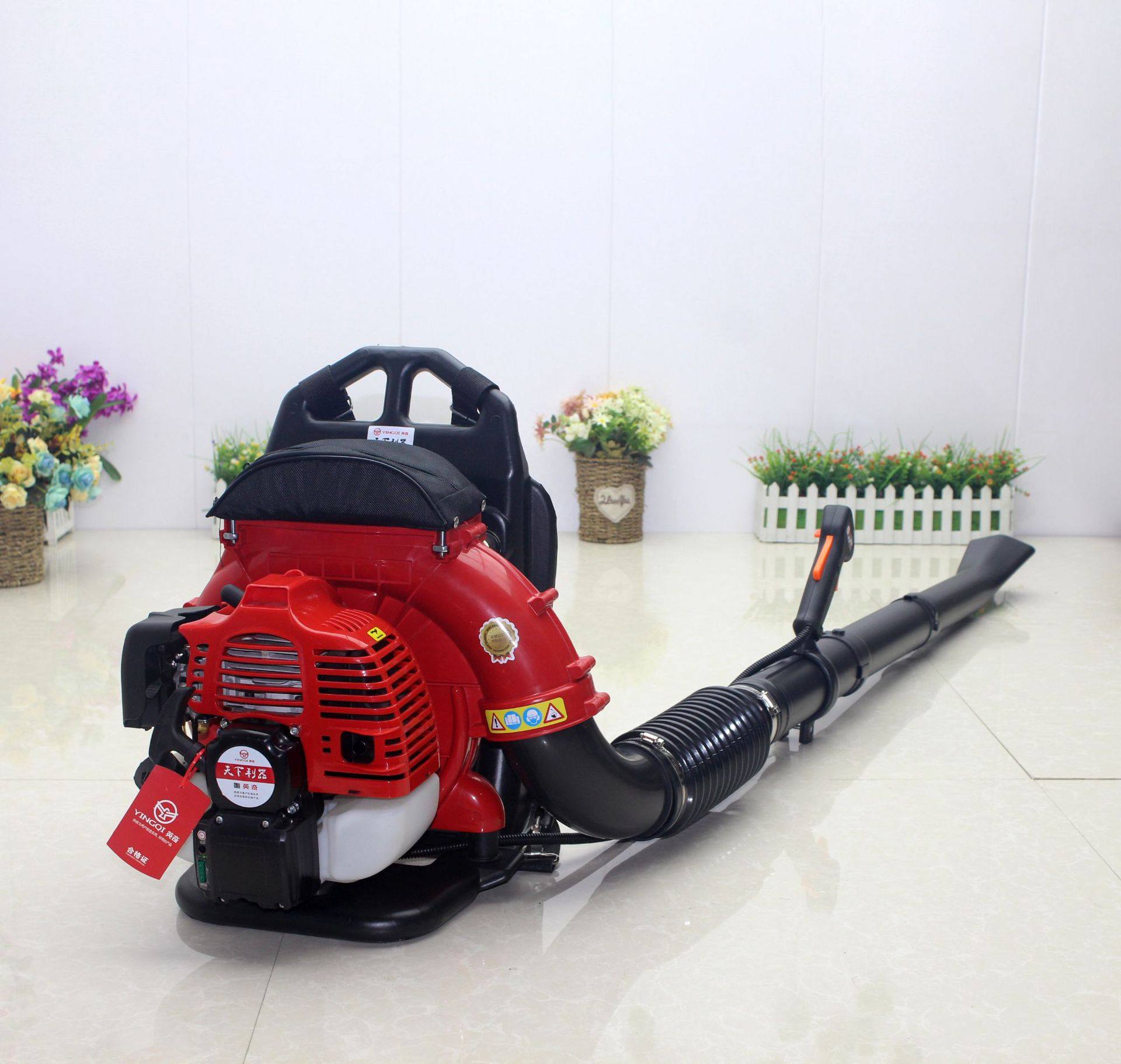 英奇电启动二冲汽油吹风机 园区落叶吹叶机背负式吹雪机公路除尘,淘宝优惠券,粉丝福利购,淘宝优惠卷