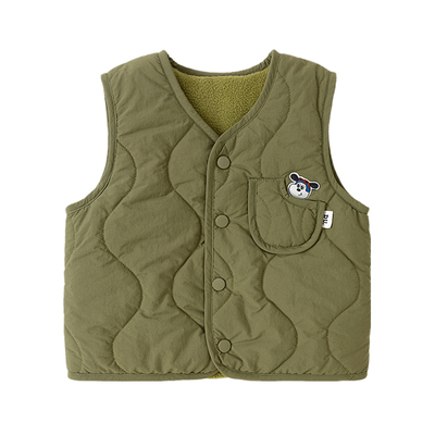 嘟嘟家宝宝加绒马甲2025新款