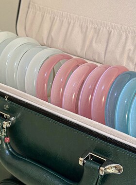 新品白月光e~清冷感猫眼素圈手镯女生小众精致碎银子手链国风古风