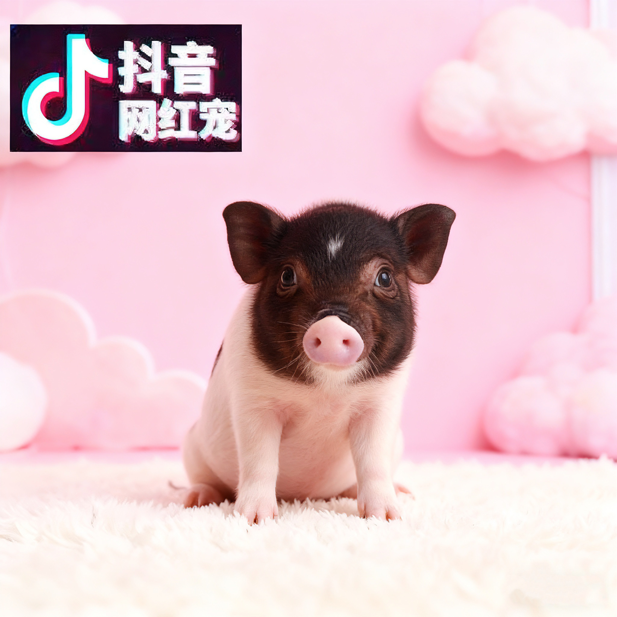 泰国迷你小香猪活体长不大宠物猪小型可爱萌宠网红幼崽活物猪,淘宝优惠券,粉丝福利购,淘宝优惠卷